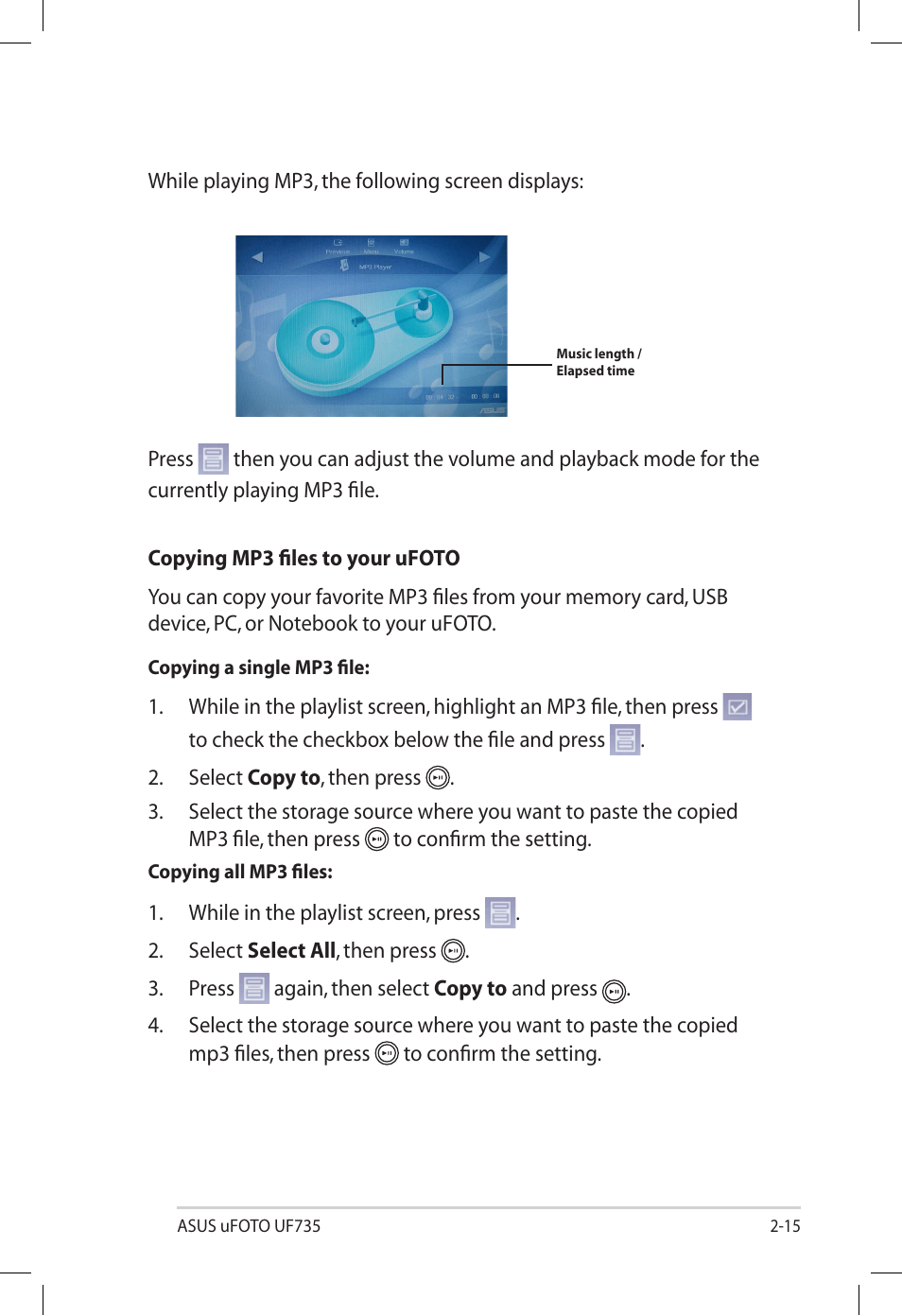 Asus UF735S User Manual | Page 29 / 40