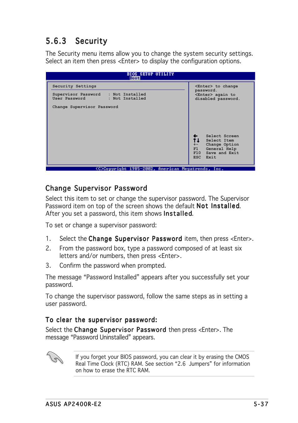 3 security security security security security | Asus AP2400R-E2(AS8) User Manual | Page 115 / 128