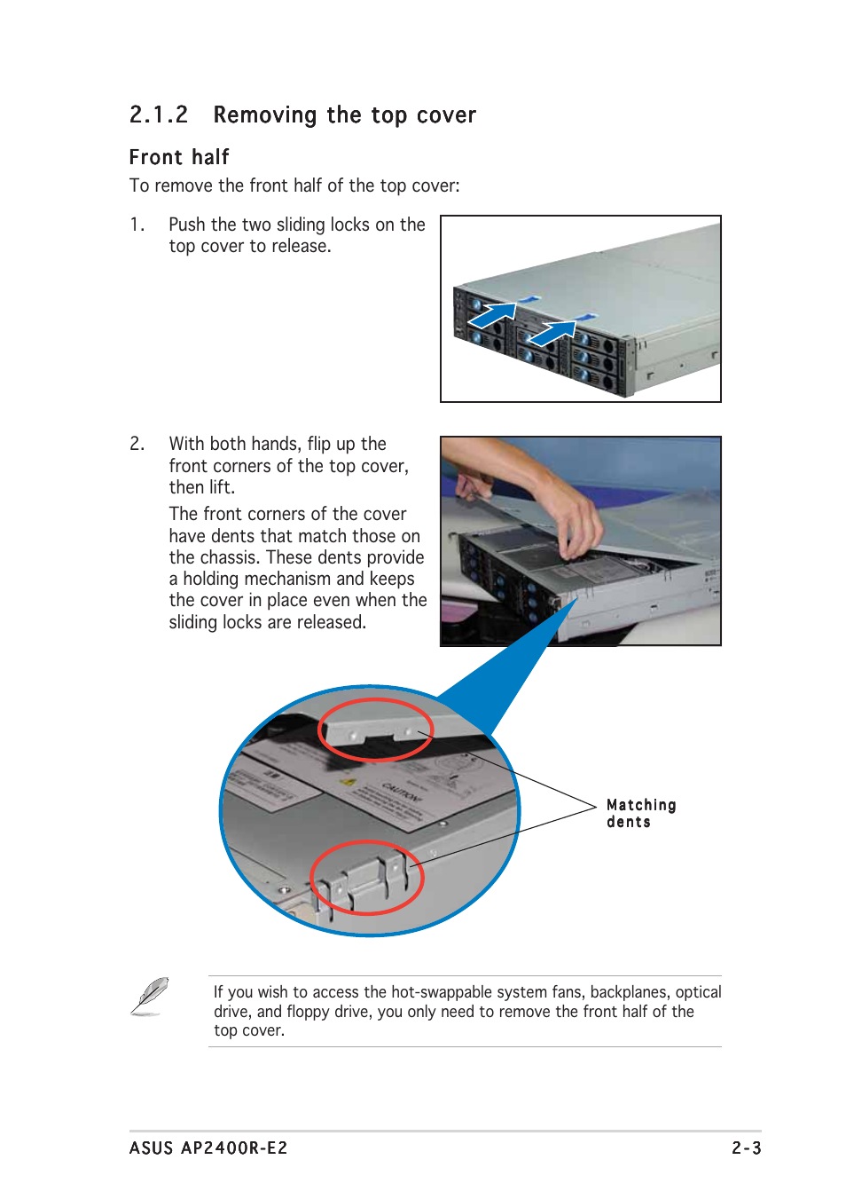 Asus AP2400R-E2(AS8) User Manual | Page 23 / 128