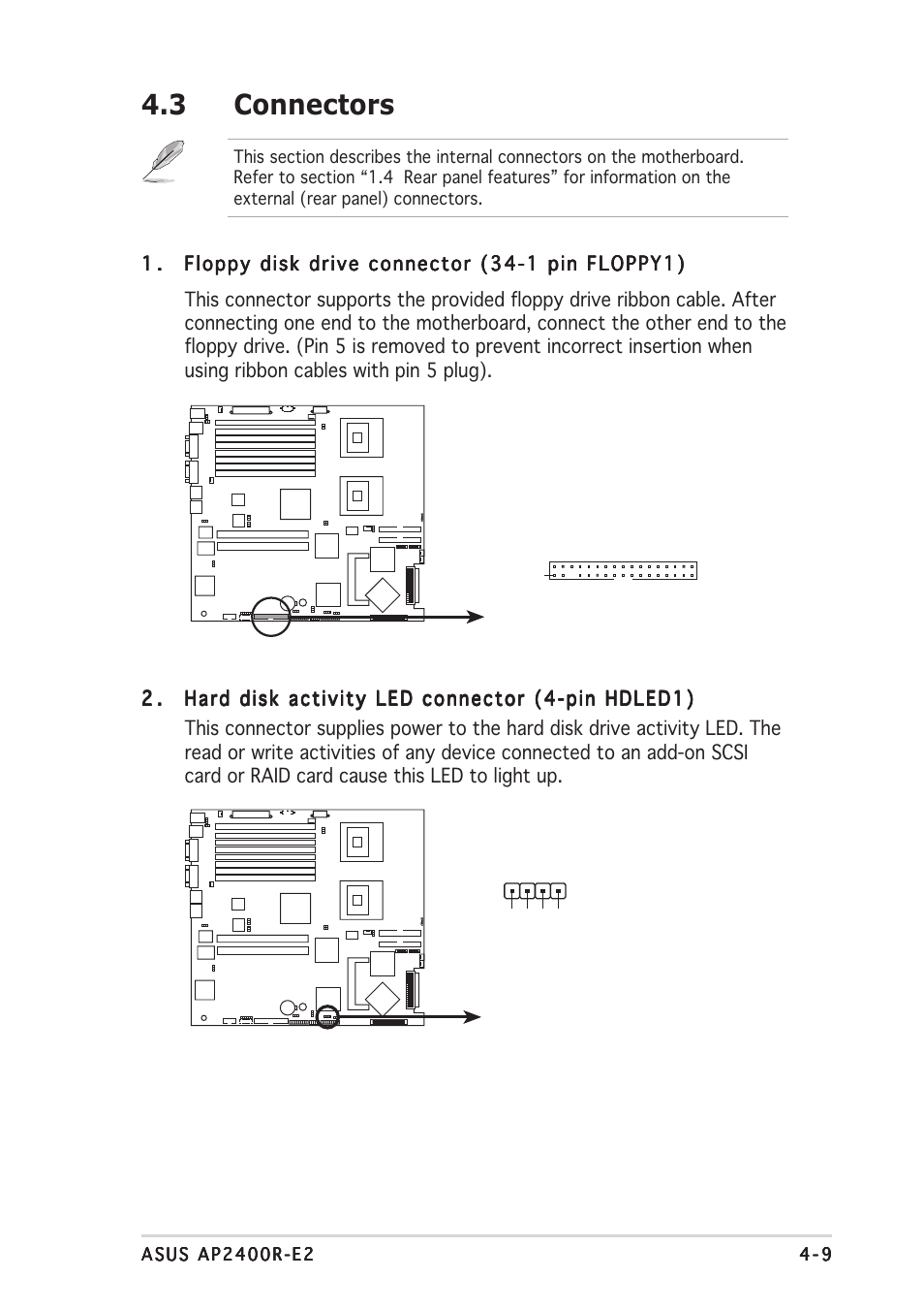 3 connectors | Asus AP2400R-E2(AS8) User Manual | Page 71 / 128