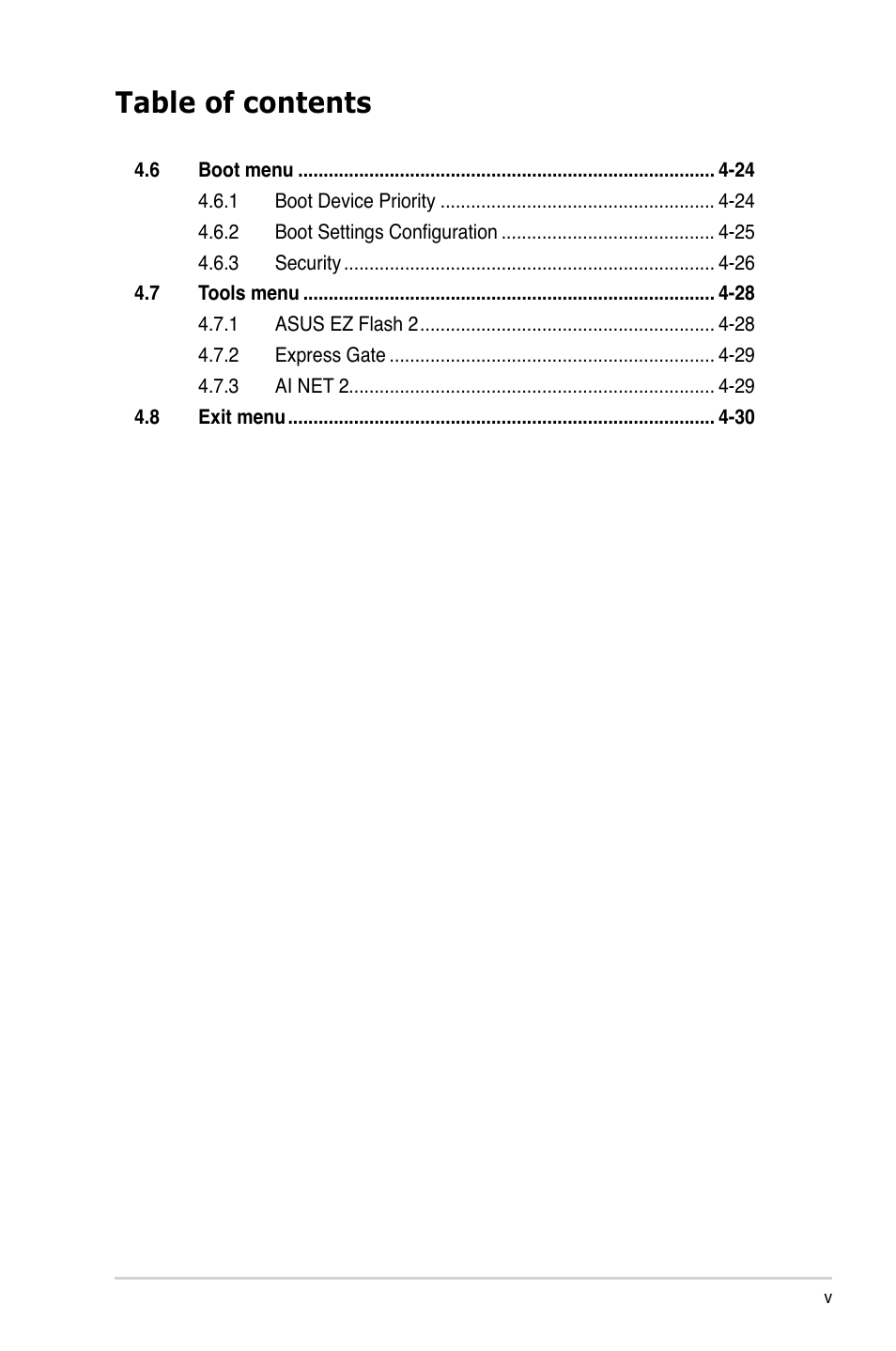 Asus V7-M4A3000E User Manual | Page 5 / 85