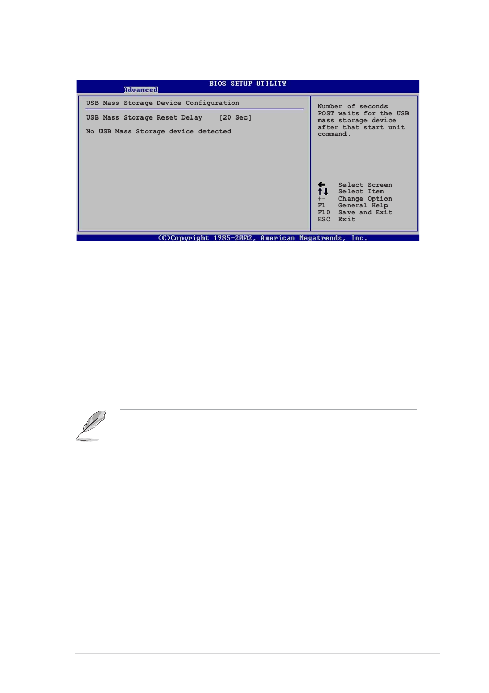 Usb mass storage device configuration, Ioapic [enabled | Asus AW171 User Manual | Page 77 / 116