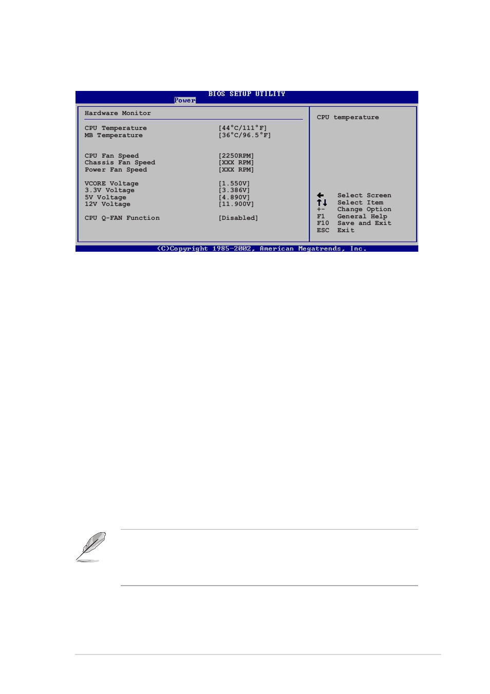 7 hardware monitor | Asus AW171 User Manual | Page 85 / 116