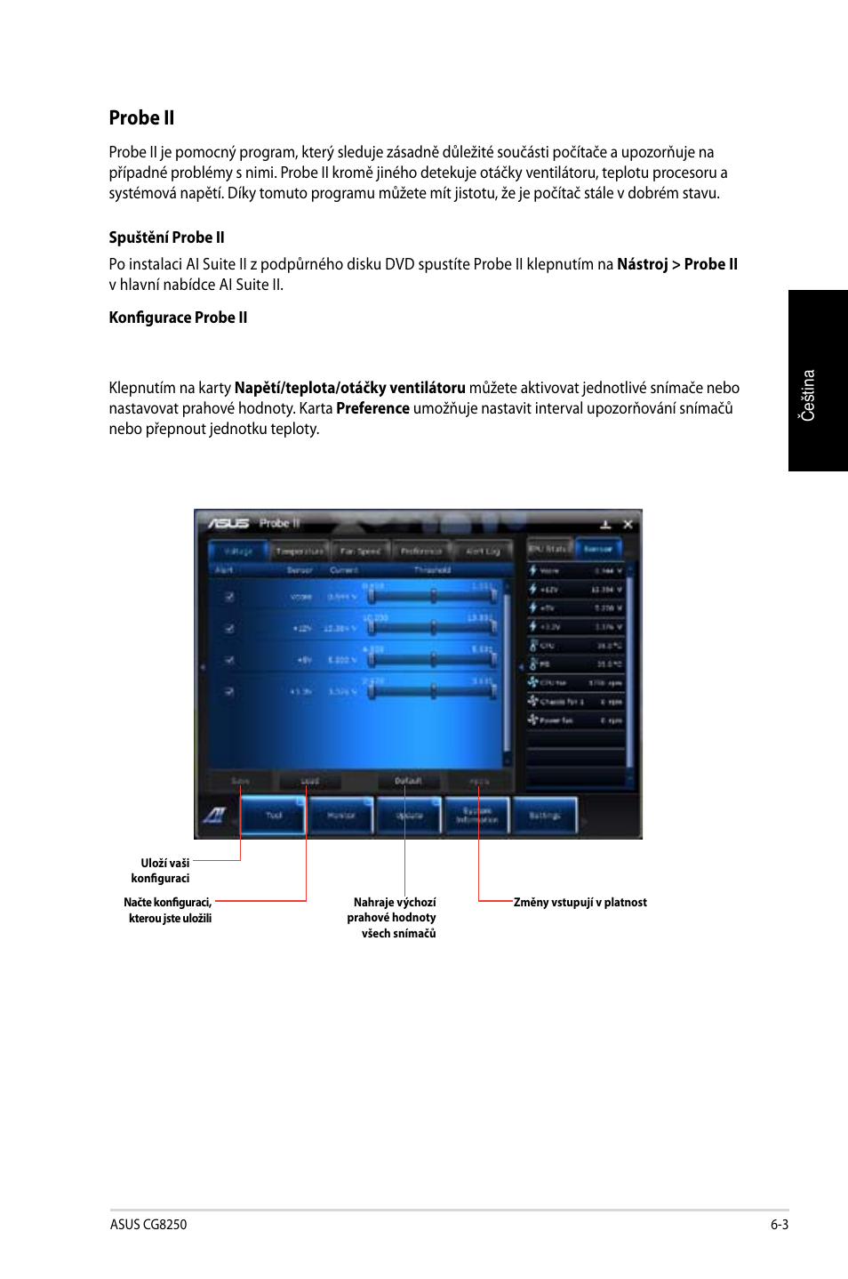 Probe ii | Asus CG8250 User Manual | Page 135 / 404