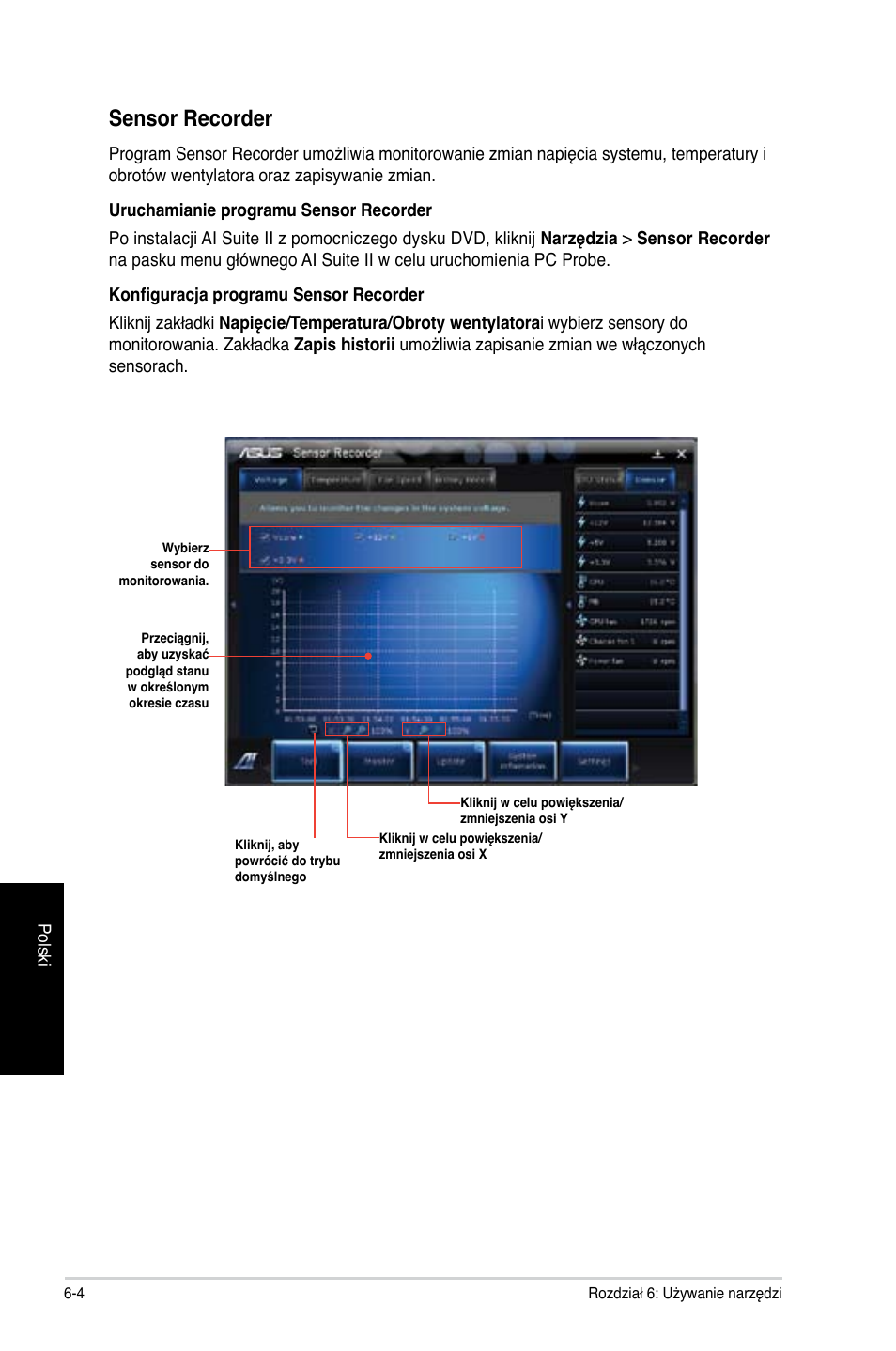 Sensor recorder | Asus CG8250 User Manual | Page 380 / 404