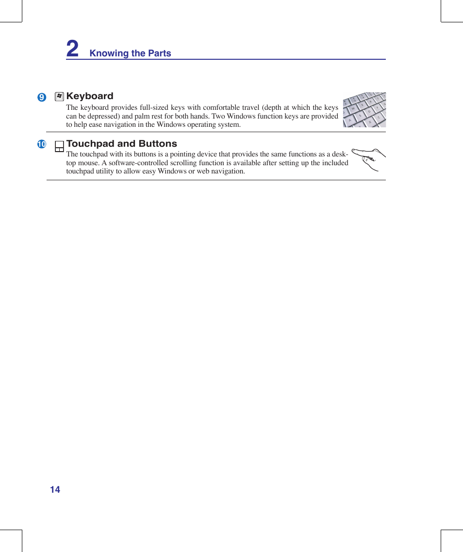 Asus G71V User Manual | Page 14 / 97