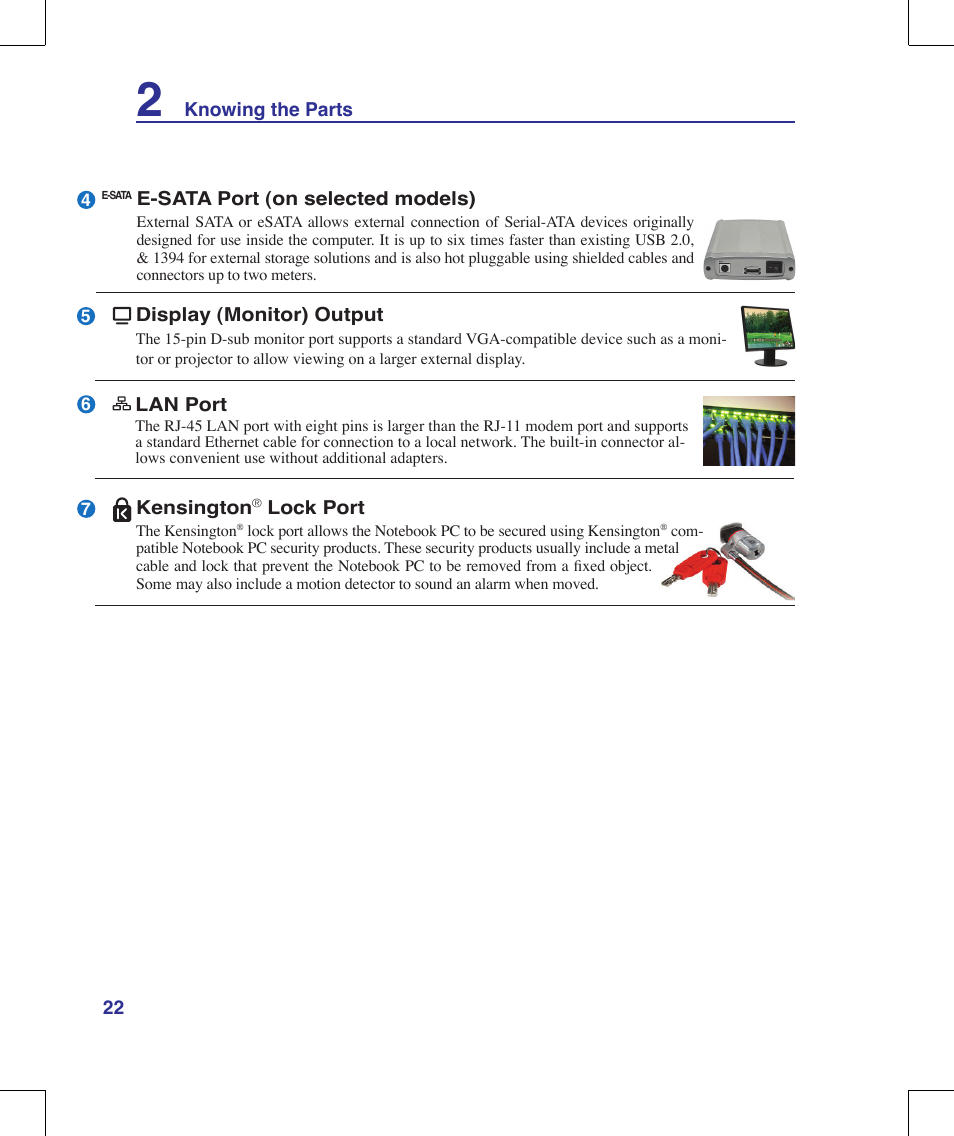 Asus G71V User Manual | Page 22 / 97