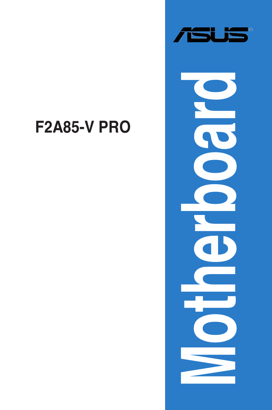 Asus F2A85-V PRO User Manual | 172 pages