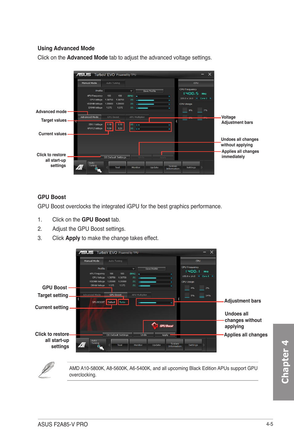 Chapter 4 | Asus F2A85-V PRO User Manual | Page 109 / 172