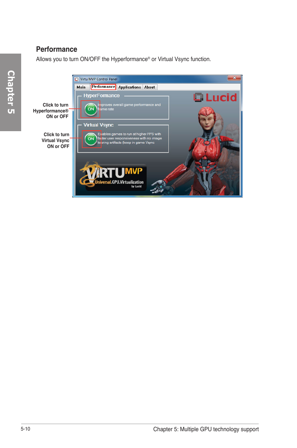 Chapter 5, Performance | Asus F2A85-V PRO User Manual | Page 166 / 172