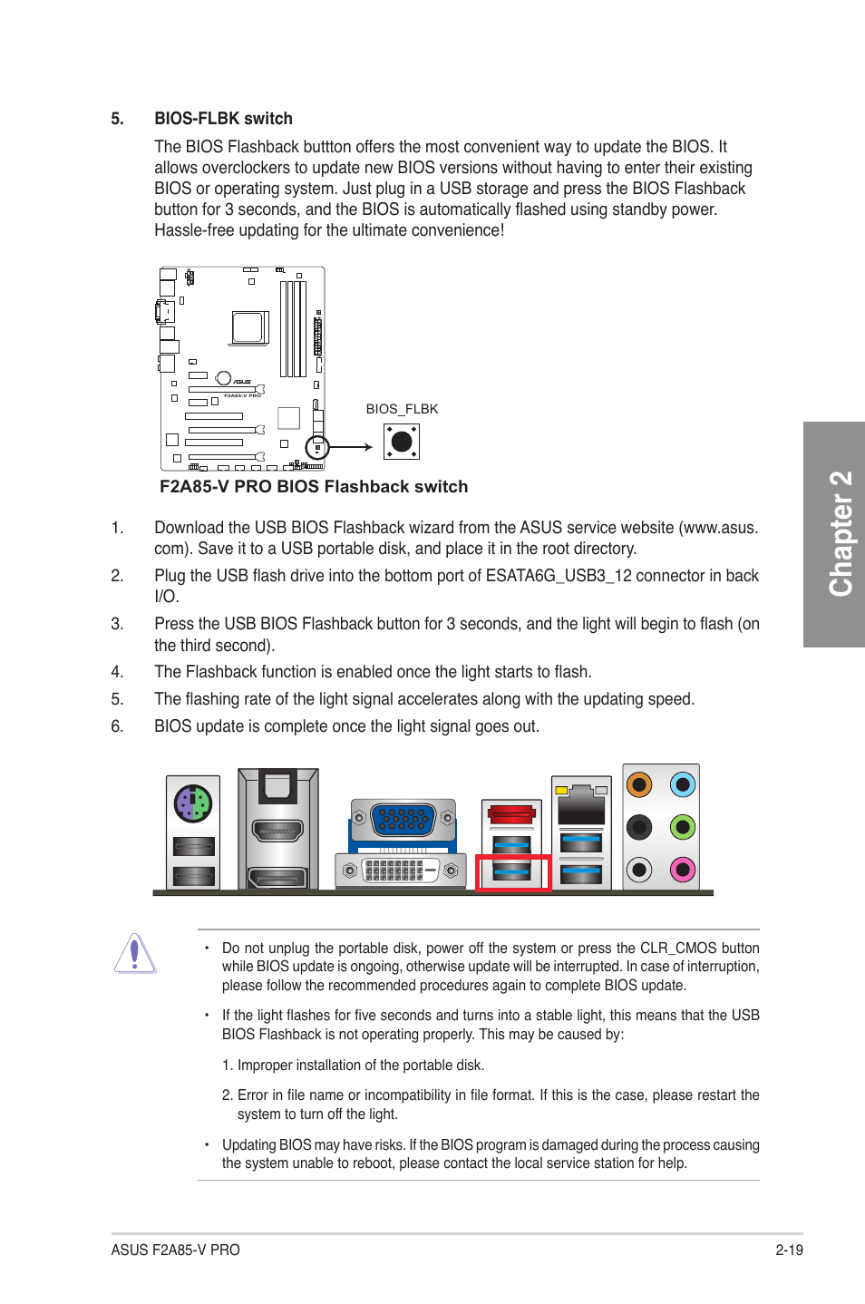 Chapter 2 | Asus F2A85-V PRO User Manual | Page 39 / 172