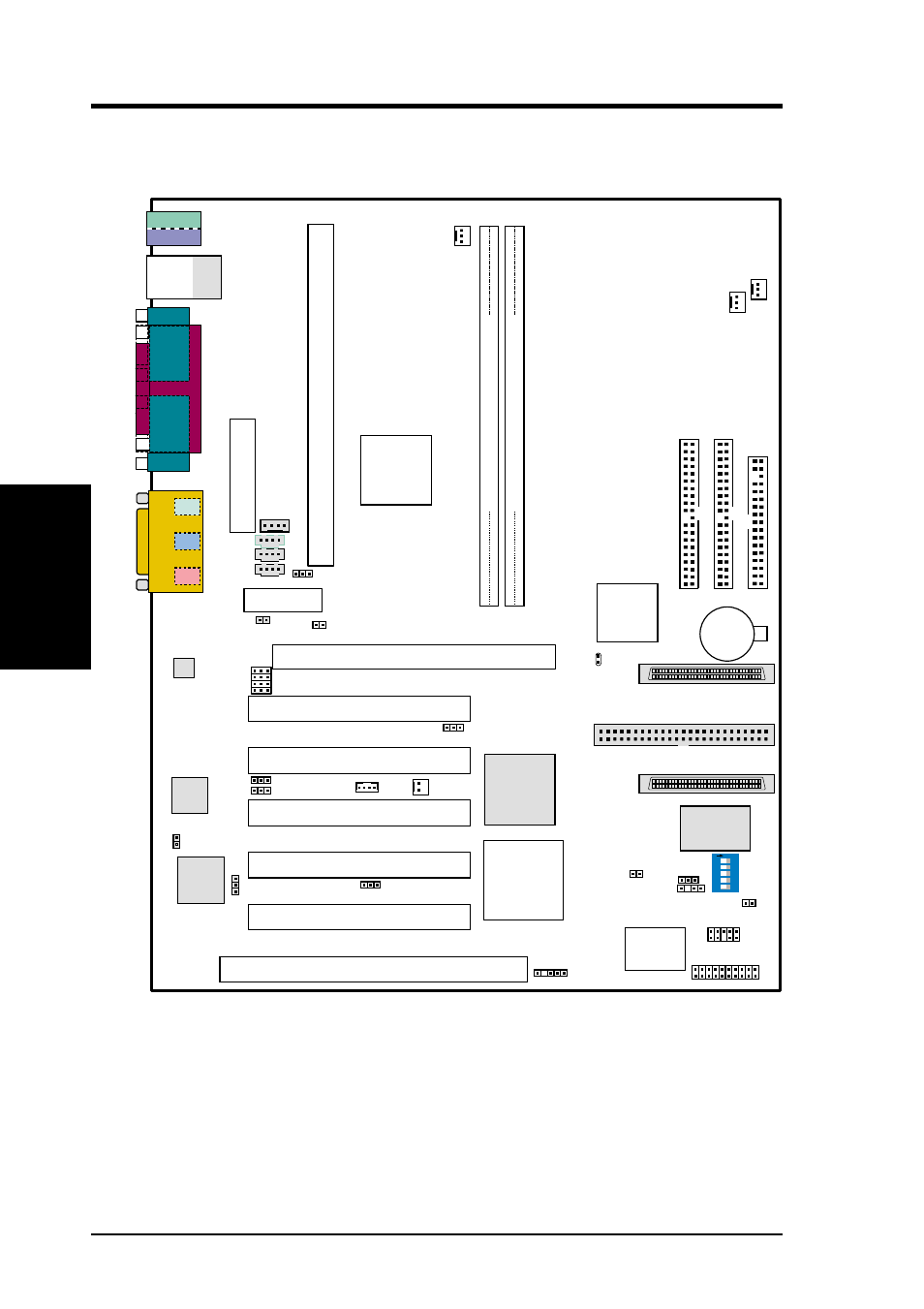 Hardware setup, 1 motherboard layout, Pci-to-isa bridge | Intel 820, Cpu1 (slot 1), Accelerated graphics port (agp pro), Isa slot (slot2), Adaptec 7892b, P3c-ls / l / s, Audio modem riser | Asus P3C-S User Manual | Page 14 / 114