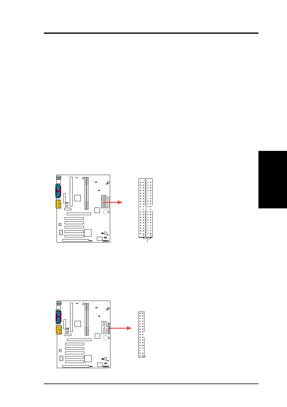 Hardware setup, P3c-ls/l/s ide connectors, Primary ide connector secondary ide connector | P3c-ls/l/s floppy disk drive connector, Floppy | Asus P3C-S User Manual | Page 45 / 114