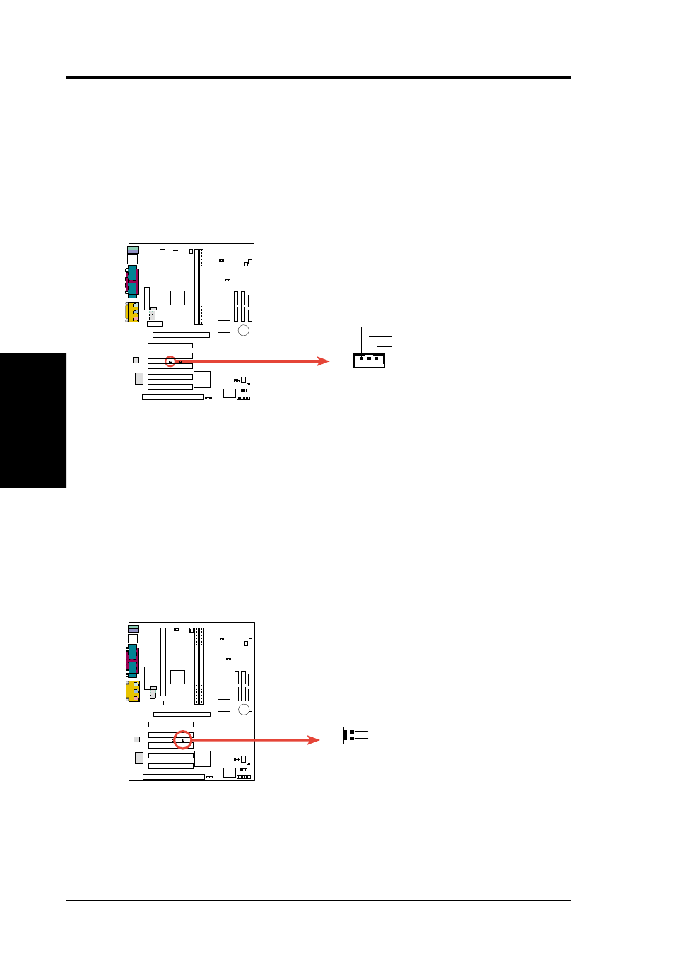 Hardware setup, P3c-ls/l/s wake-on-lan connector, Wol_con | P3c-ls/l/s wake-on-ring connector jp15 | Asus P3C-S User Manual | Page 46 / 114