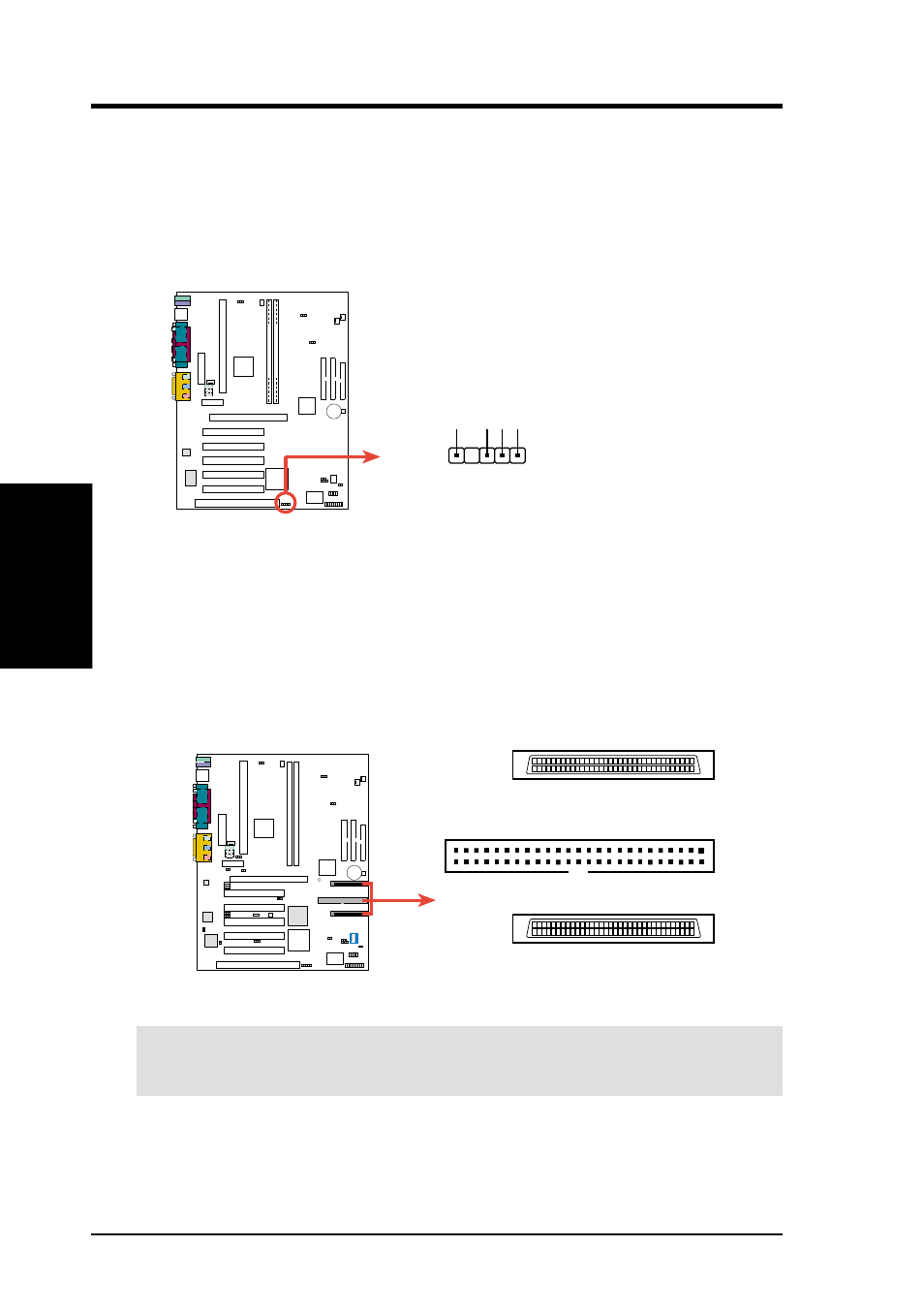 Hardware setup, P3c-ls/l/s smbus connector smb, P3c-ls/l/s onboard scsi connectors | Asus P3C-S User Manual | Page 50 / 114