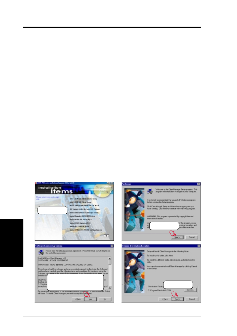 Software setup, 3 intel ldcm administrator setup, System requirements | Asus P3C-S User Manual | Page 88 / 114