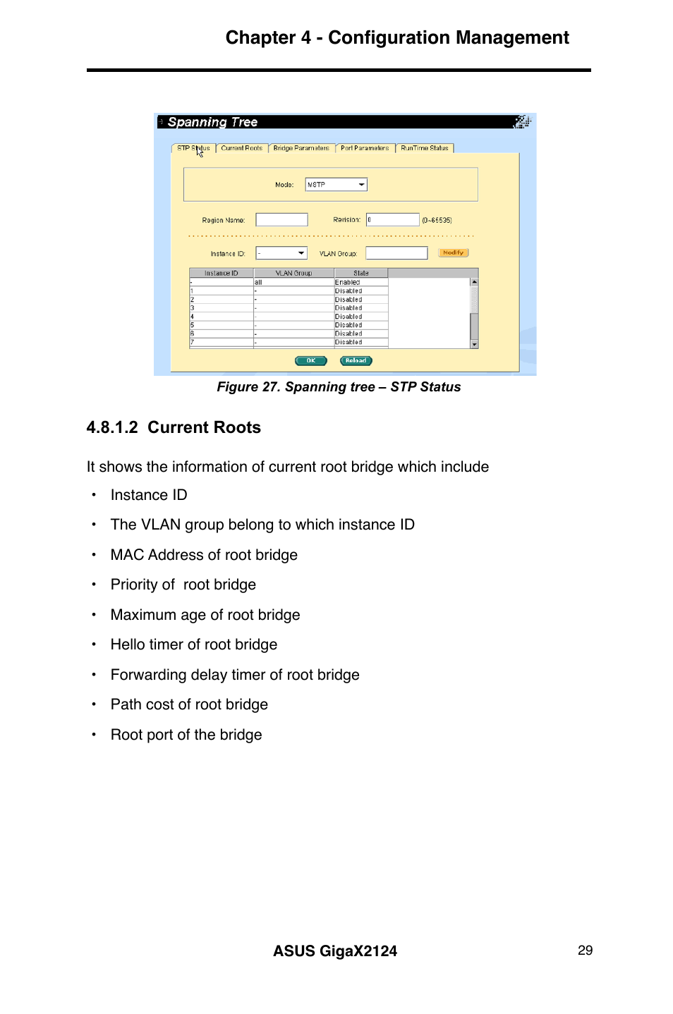 Chapter 4 - configuration management | Asus GigaX2124 User Manual | Page 41 / 122