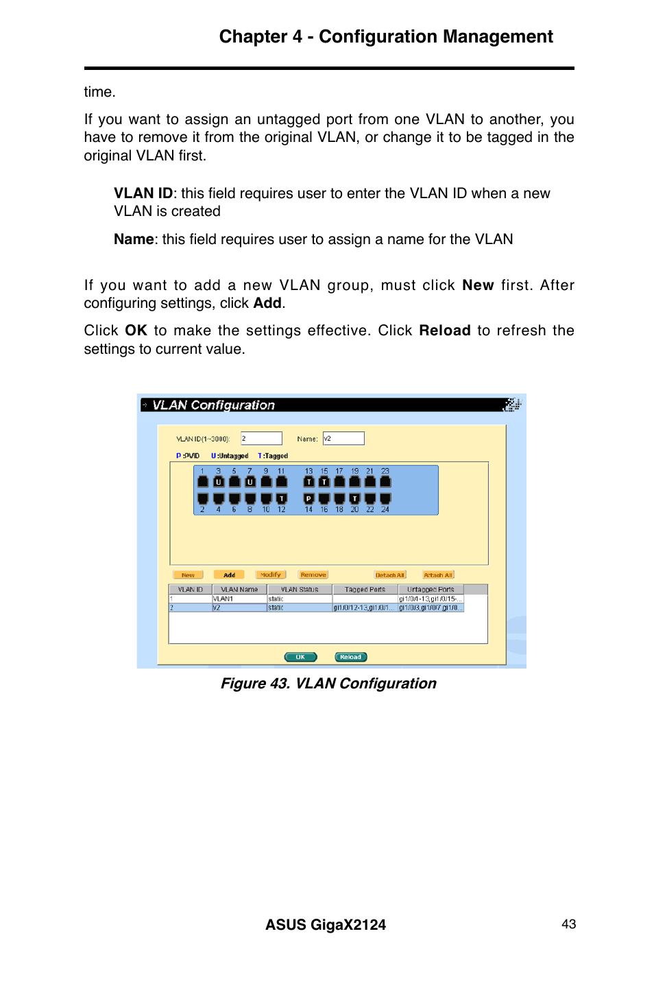 Chapter 4 - configuration management | Asus GigaX2124 User Manual | Page 55 / 122