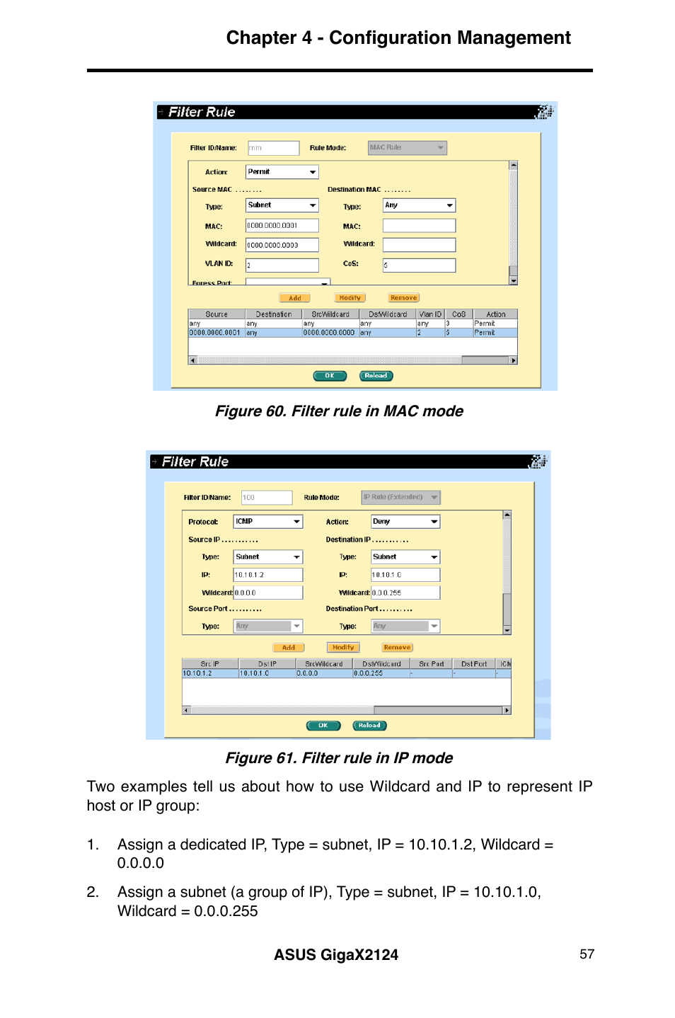Chapter 4 - configuration management | Asus GigaX2124 User Manual | Page 69 / 122