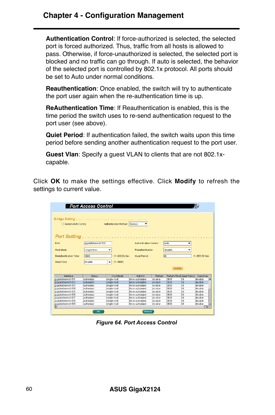 Chapter 4 - configuration management | Asus GigaX2124 User Manual | Page 72 / 122