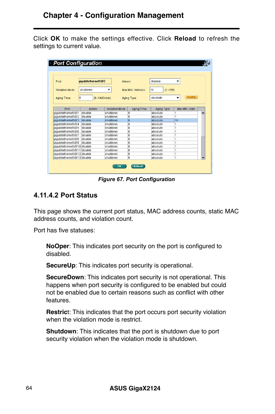 Chapter 4 - configuration management | Asus GigaX2124 User Manual | Page 76 / 122
