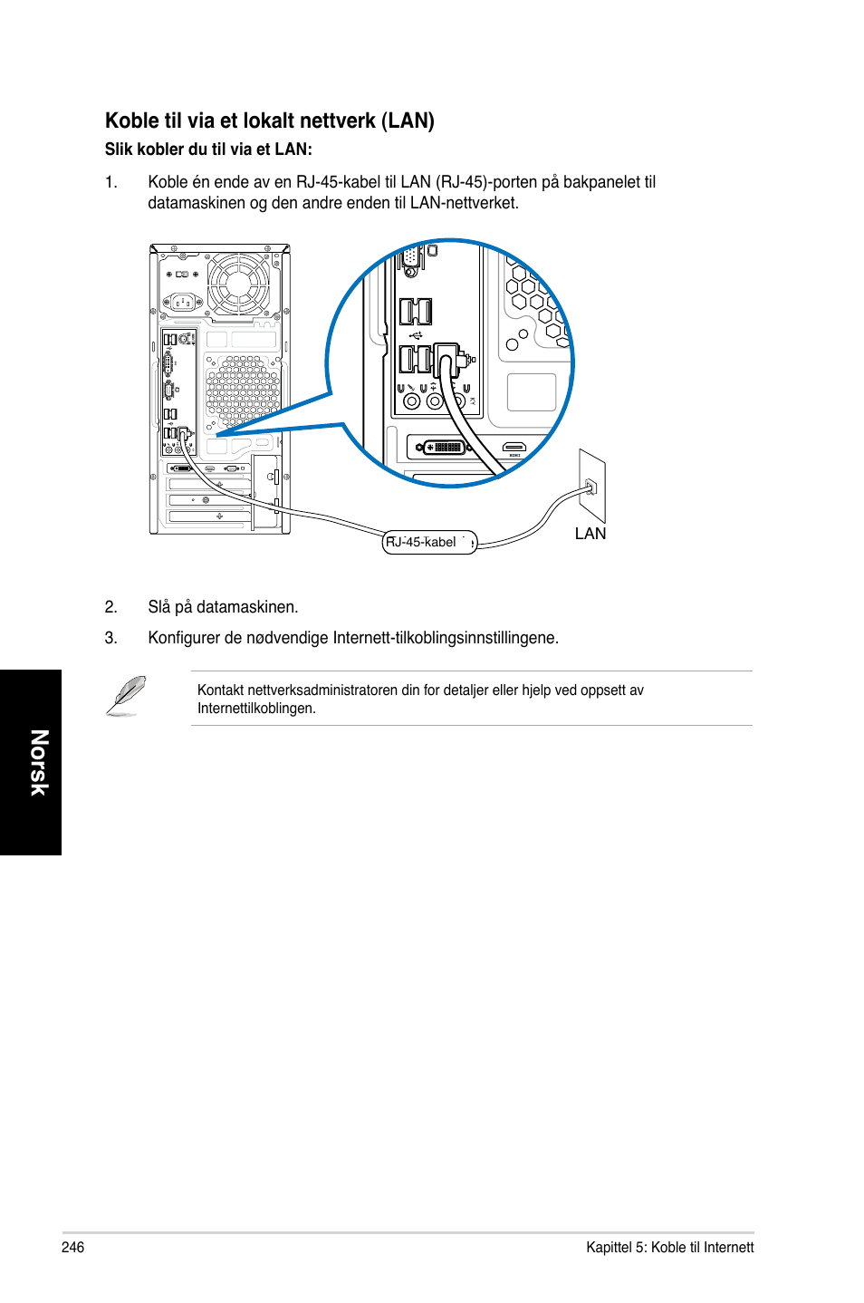 Norsk | Asus CM6731 User Manual | Page 248 / 342