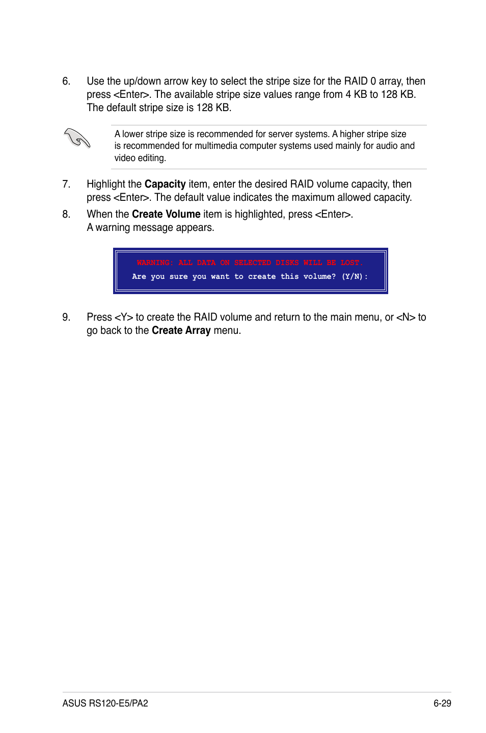 Asus RS120-E5/PA2 User Manual | Page 129 / 156