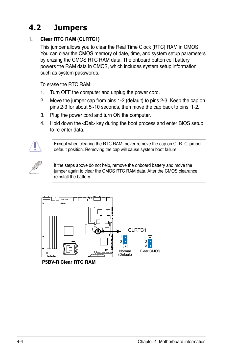 2 jumpers | Asus RS120-E5/PA2 User Manual | Page 54 / 156