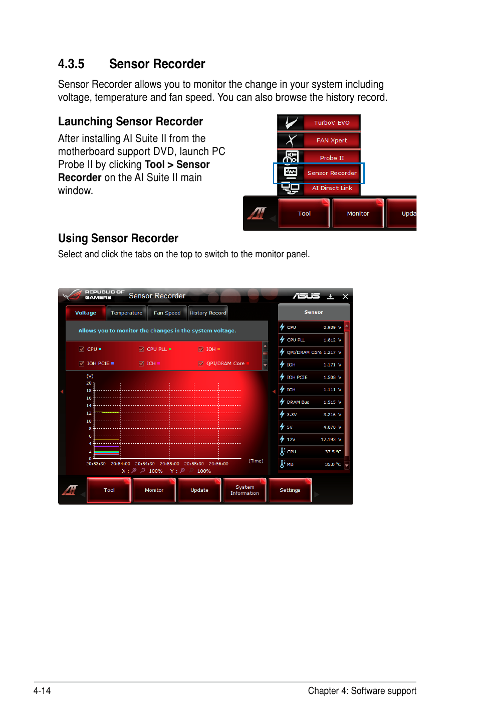 5 sensor recorder | Asus Rampage III Formula User Manual | Page 150 / 172