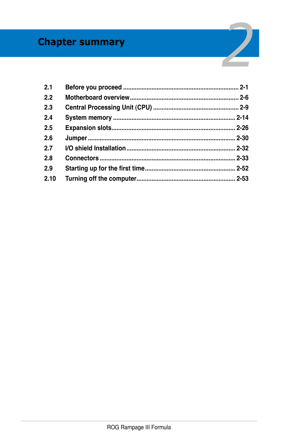 Asus Rampage III Formula User Manual | Page 28 / 172