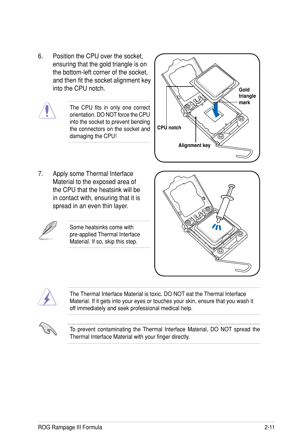 Asus Rampage III Formula User Manual | Page 39 / 172