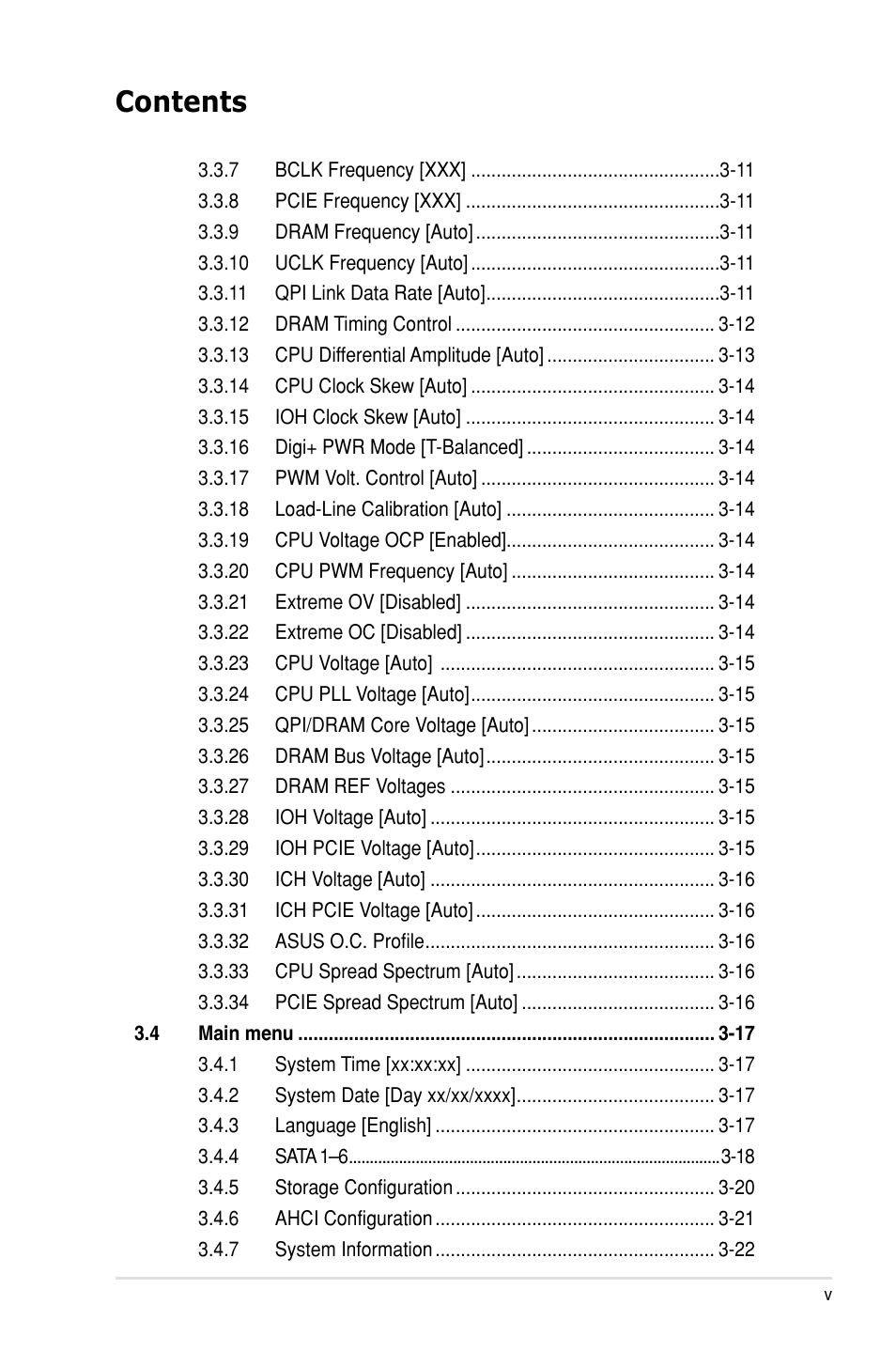 Asus Rampage III Formula User Manual | Page 5 / 172