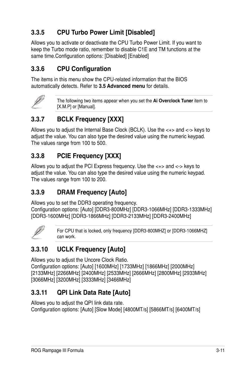 Asus Rampage III Formula User Manual | Page 95 / 172