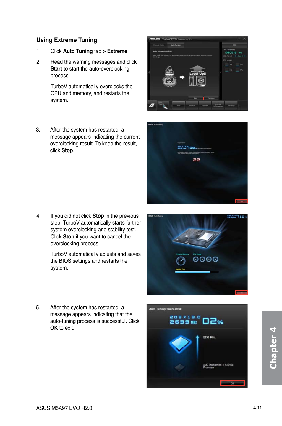 Chapter 4 | Asus M5A97 EVO R2.0 User Manual | Page 129 / 178