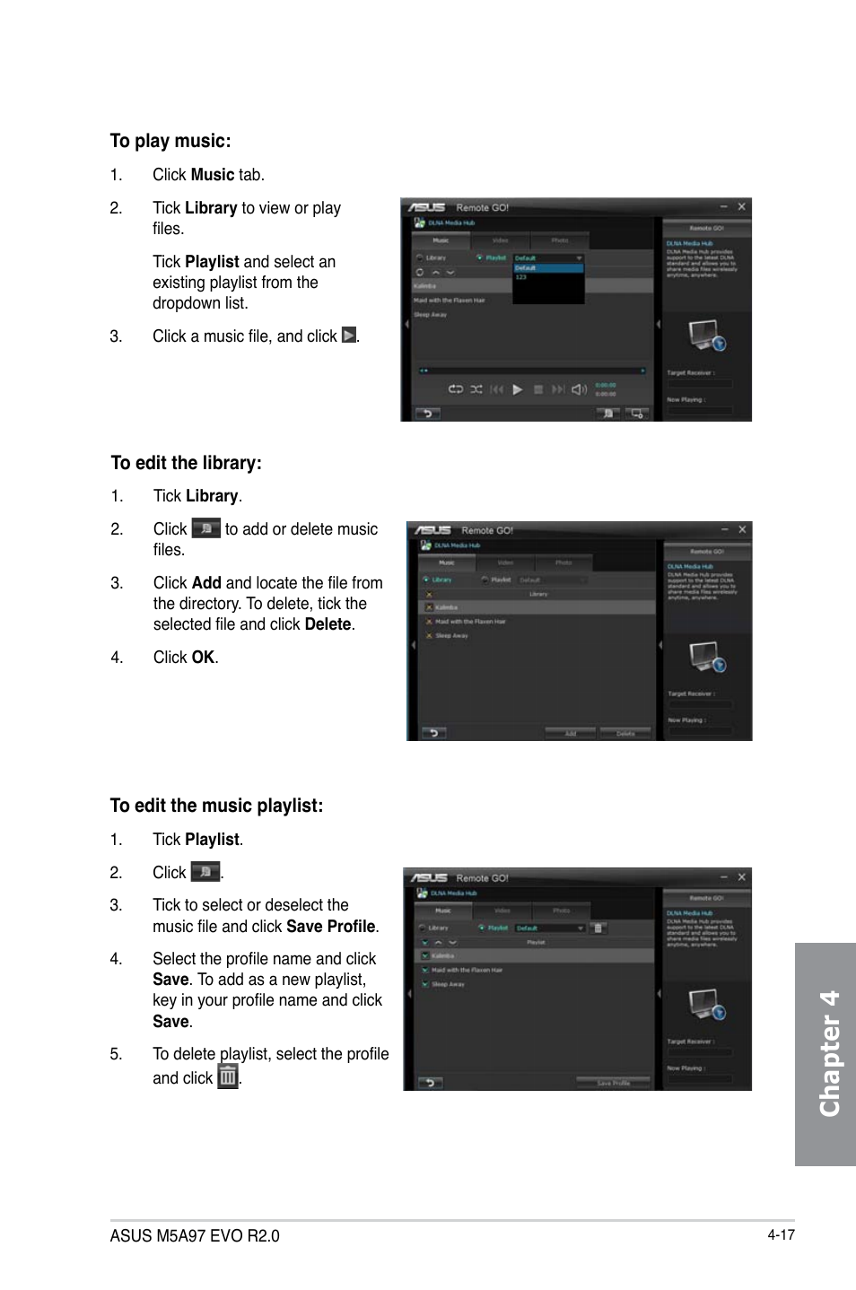 Chapter 4 | Asus M5A97 EVO R2.0 User Manual | Page 135 / 178