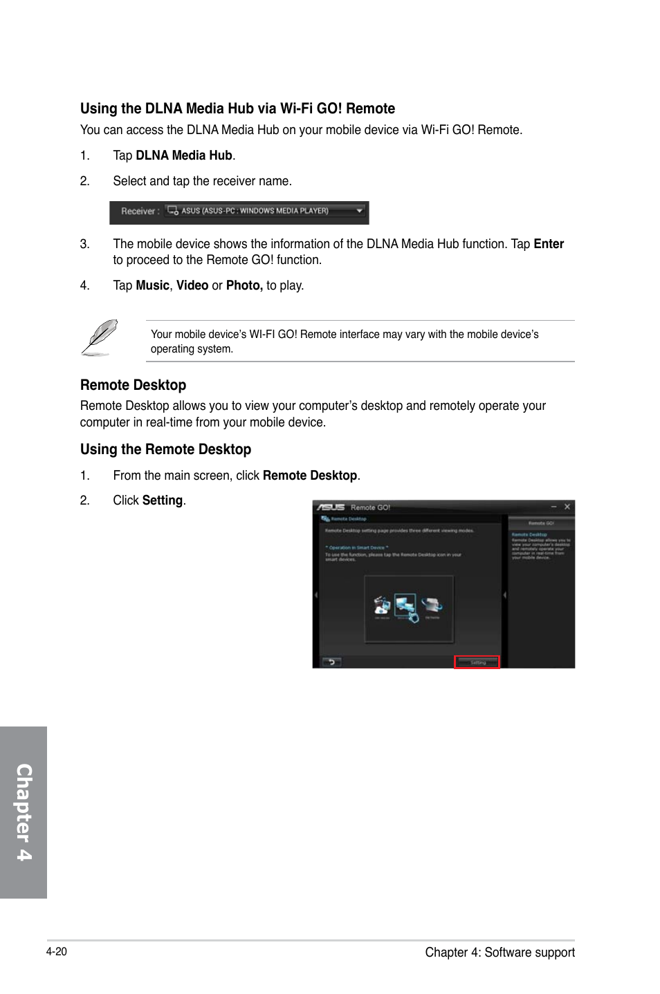 Chapter 4 | Asus M5A97 EVO R2.0 User Manual | Page 138 / 178