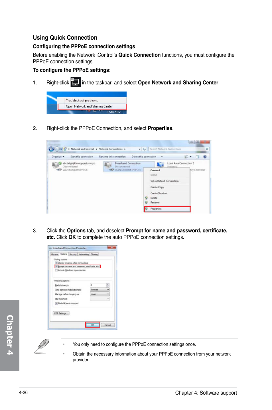 Chapter 4 | Asus M5A97 EVO R2.0 User Manual | Page 144 / 178