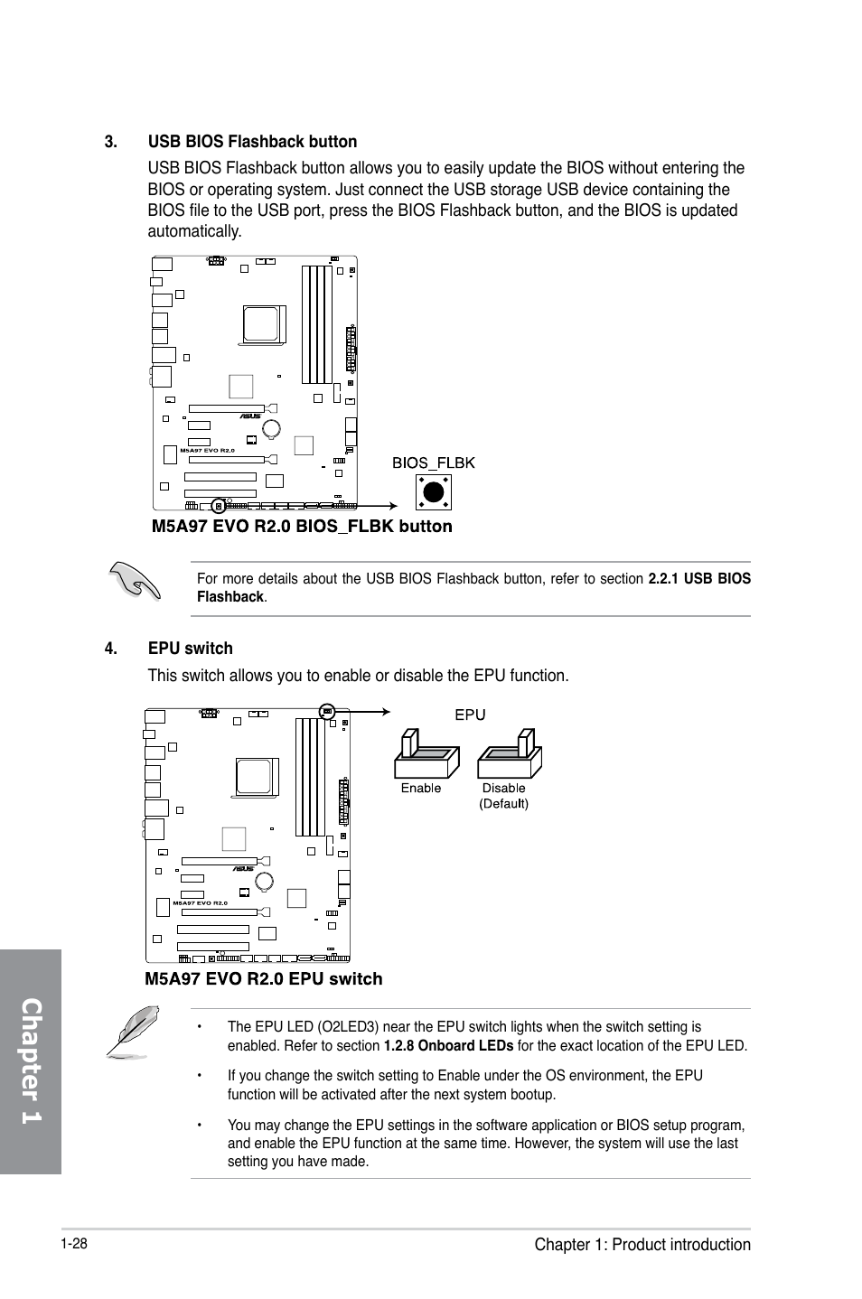 Chapter 1 | Asus M5A97 EVO R2.0 User Manual | Page 42 / 178