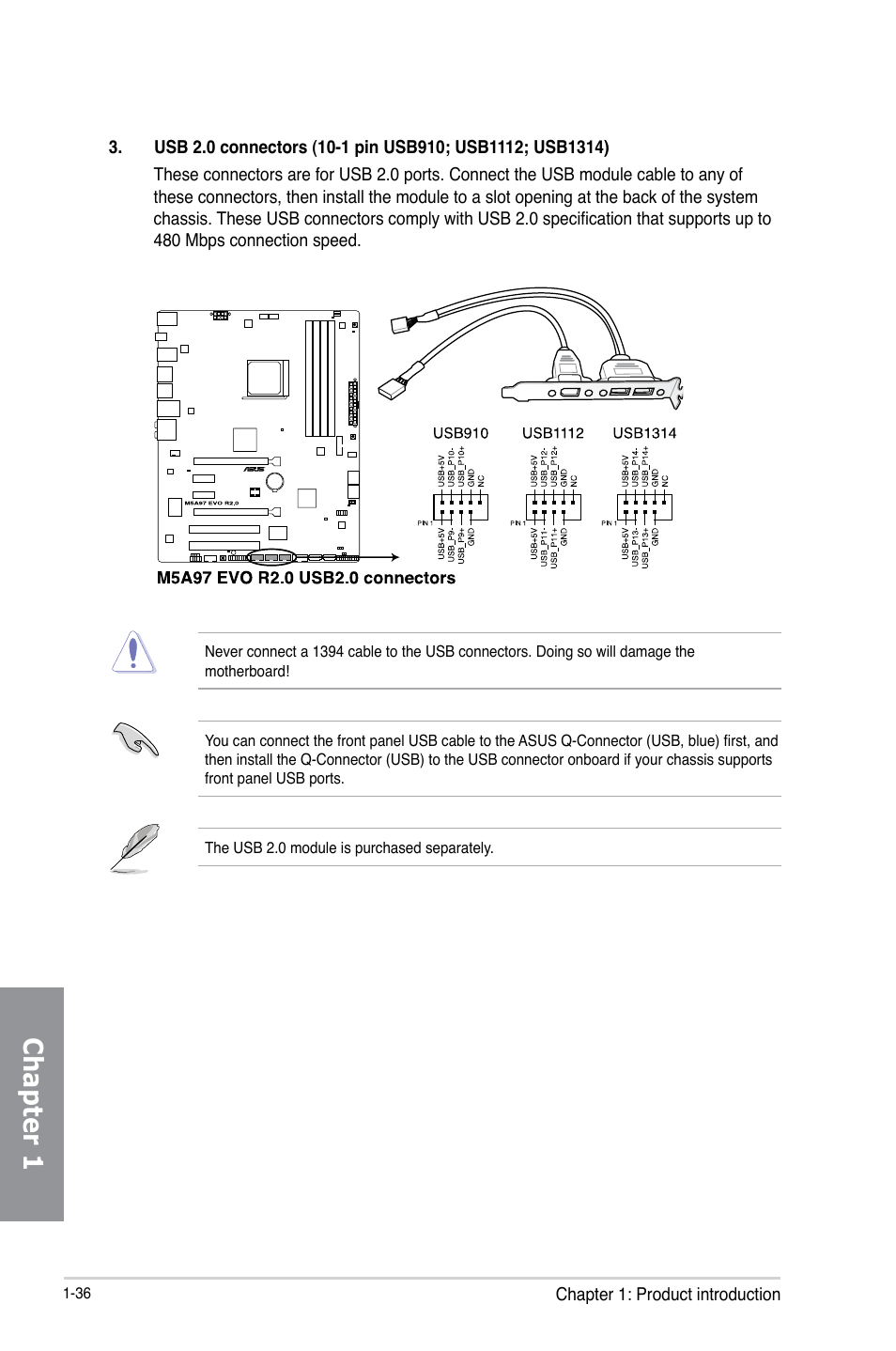 Chapter 1 | Asus M5A97 EVO R2.0 User Manual | Page 50 / 178