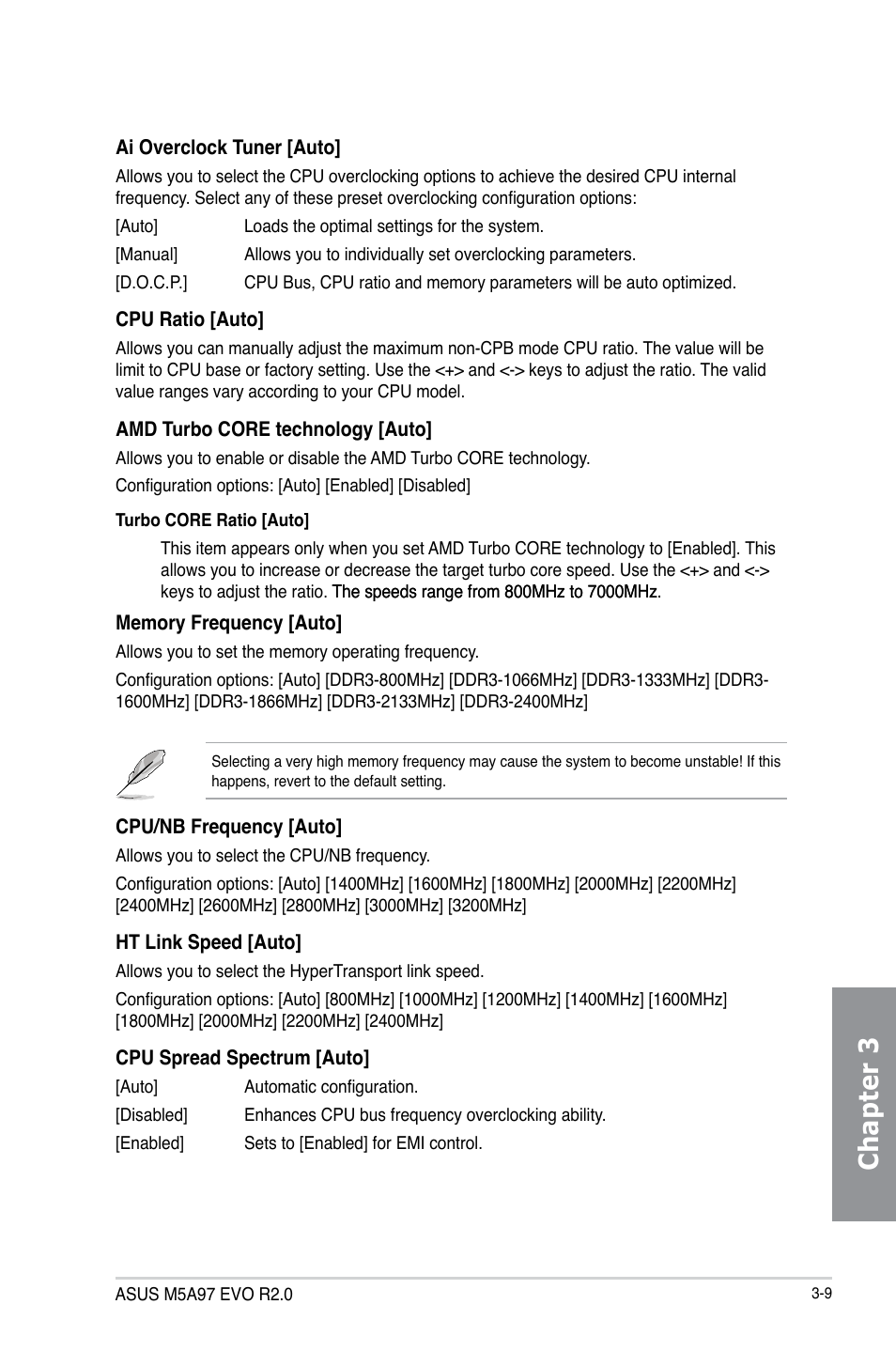 Chapter 3 | Asus M5A97 EVO R2.0 User Manual | Page 83 / 178