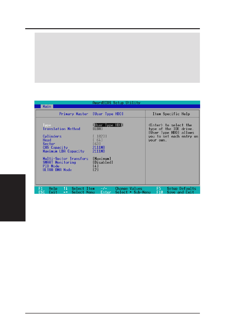 Bios setup | Asus MES-B User Manual | Page 48 / 104