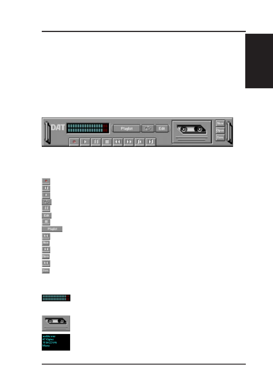 Software reference, 5 the digital audio player | Asus MES-B User Manual | Page 93 / 104