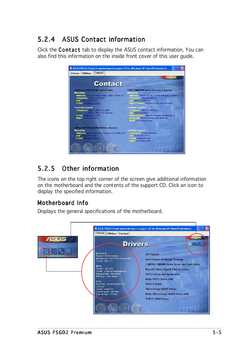 Asus P5GD2 Premium User Manual | Page 117 / 152