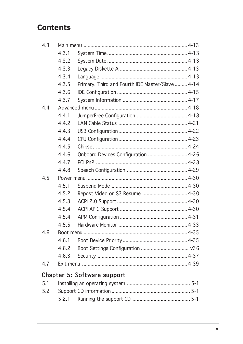 Asus P5GD2 Premium User Manual | Page 5 / 152