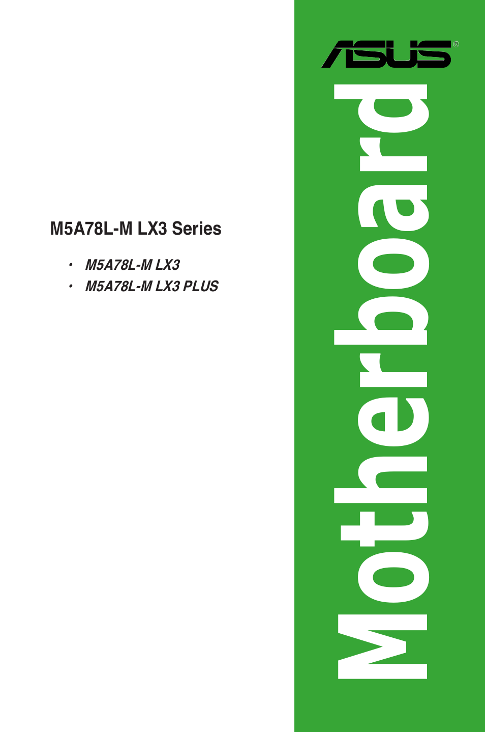 Asus M5A78L-M LX3 PLUS User Manual | 65 pages