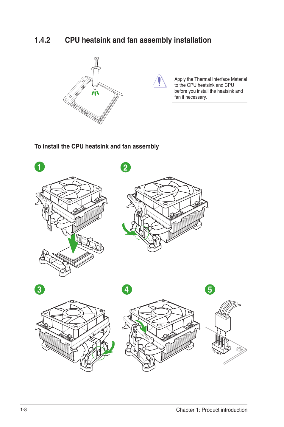 2 cpu heatsink and fan assembly installation, Cpu heatsink and fan assembly installation -8 | Asus M5A78L-M LX3 PLUS User Manual | Page 18 / 65