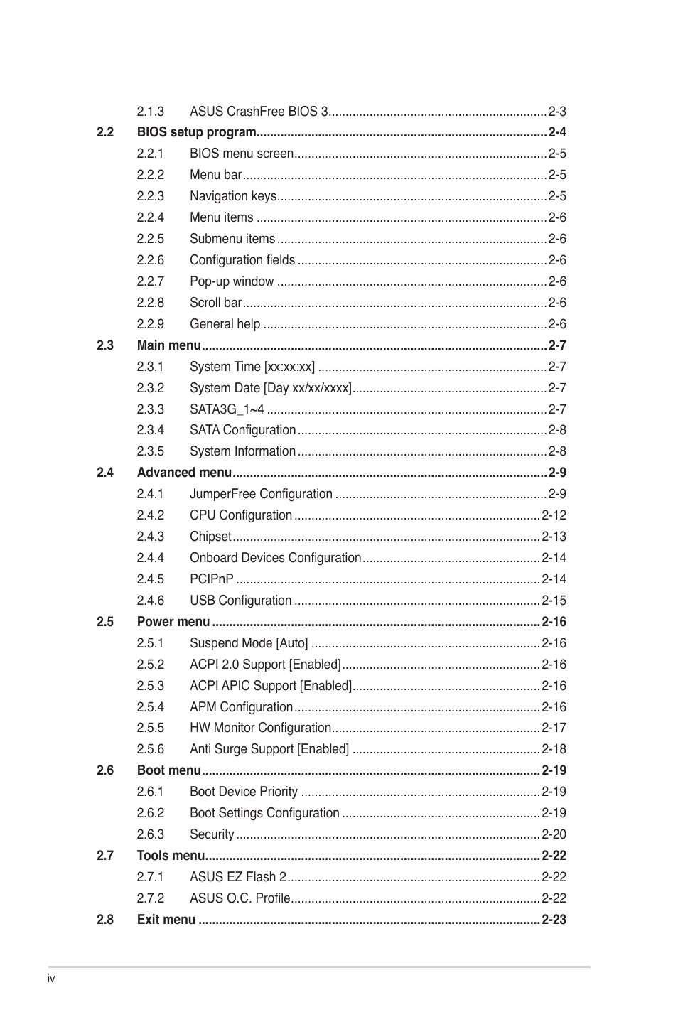 Asus M5A78L-M LX3 PLUS User Manual | Page 4 / 65