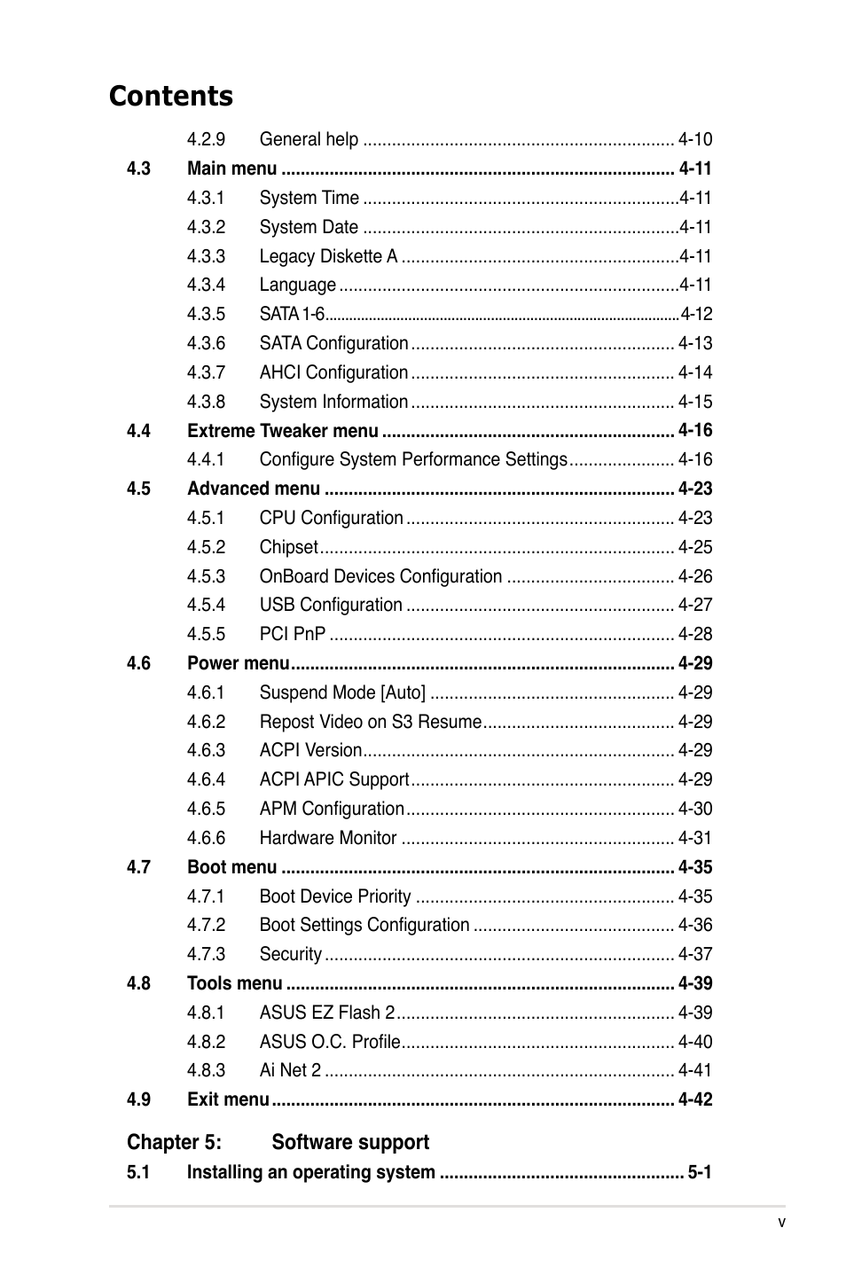 Asus Maximus Formula User Manual | Page 5 / 168