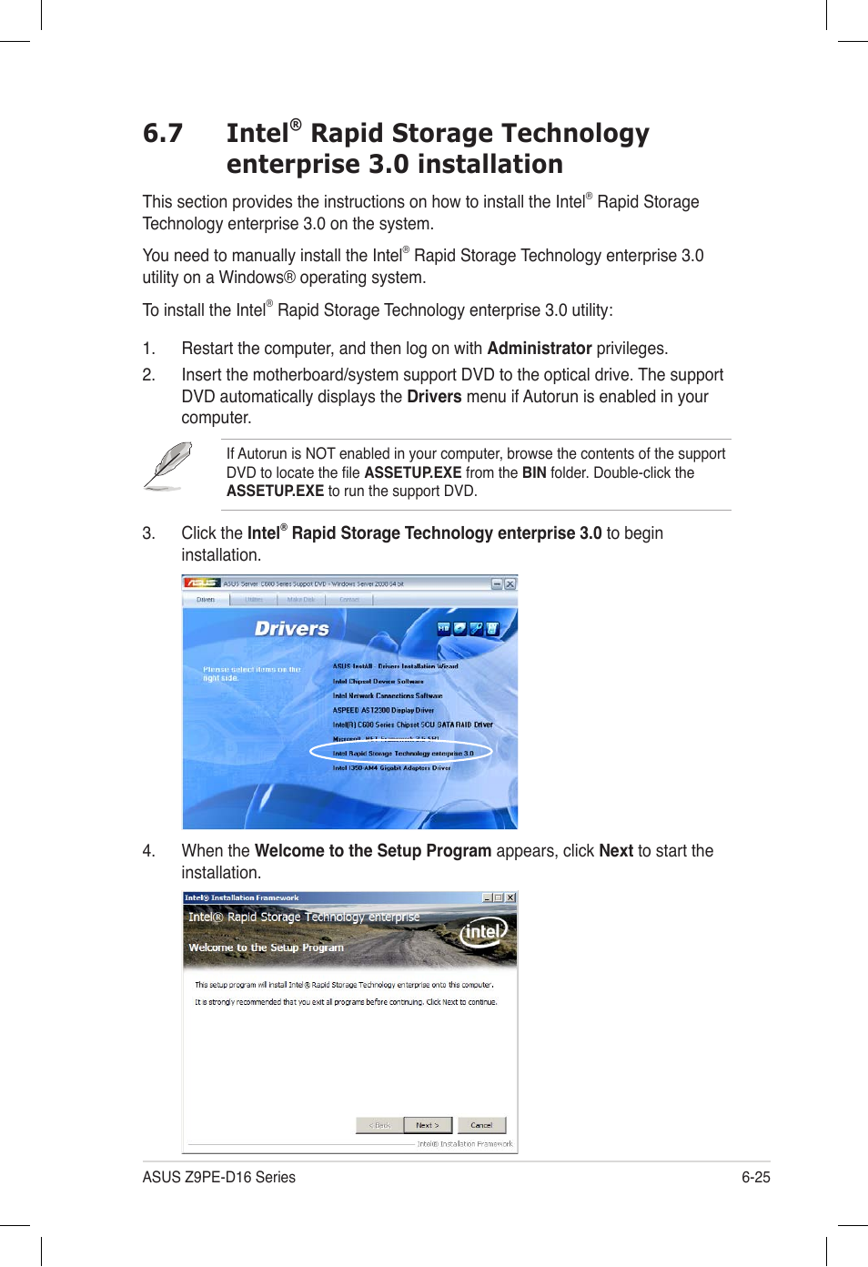 Intel, 7 intel | Asus Z9PE-D16 User Manual | Page 177 / 194