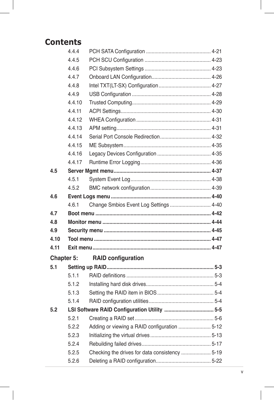 Asus Z9PE-D16 User Manual | Page 5 / 194